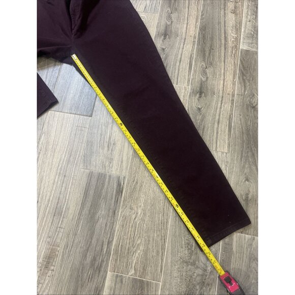 J. Jill Women's Authentic Fit Slim Ankle Denim Jeans Dark Fig Size 12 Pants - Picture 6 of 8